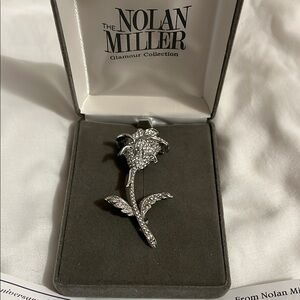 Nolan Miller Anniversary Rose Pin